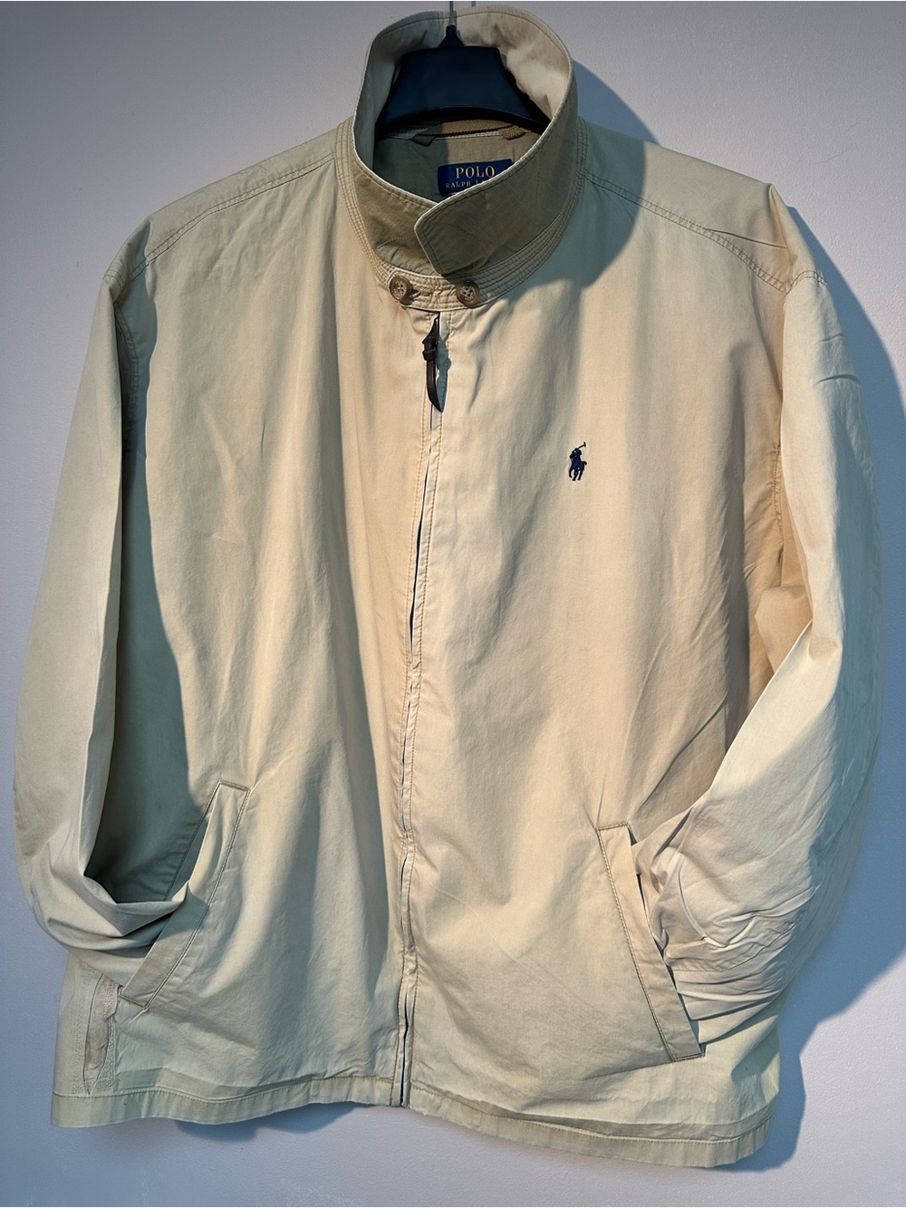 Ralph Lauren Khaki Zip-Front Harrington Jacket